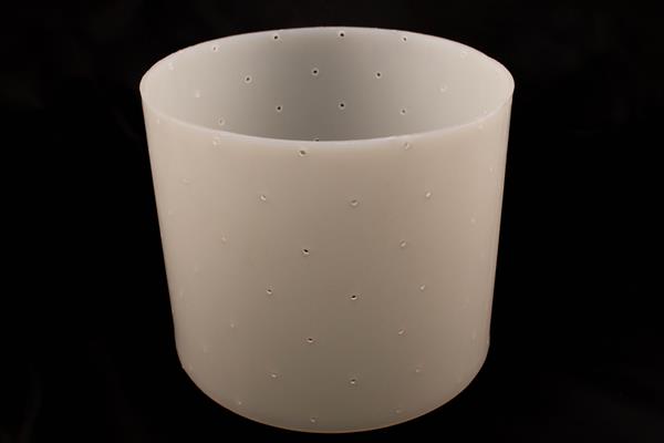 Osteform uden låg og bund til camembert, Havarti. D 20 cm. H 16 cm