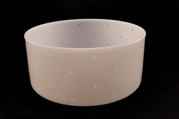 Cheese mould without lid for brie and other mould cheeses. D: 21 cm. H: 9 cm