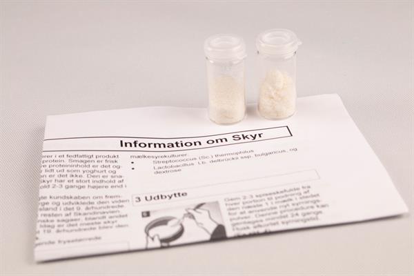 Økologisk skyrkultur – til skyr, yoghurt og syrnede meieriprodukter (2 stk. inkl. oppskrift)