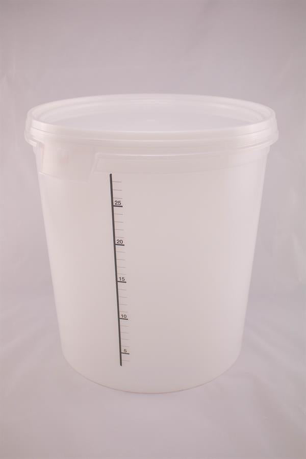 Massegæringsspand uden hane, 32 liter