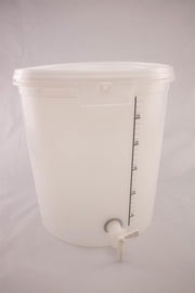 Massegæringsspand med hane, 32 liter