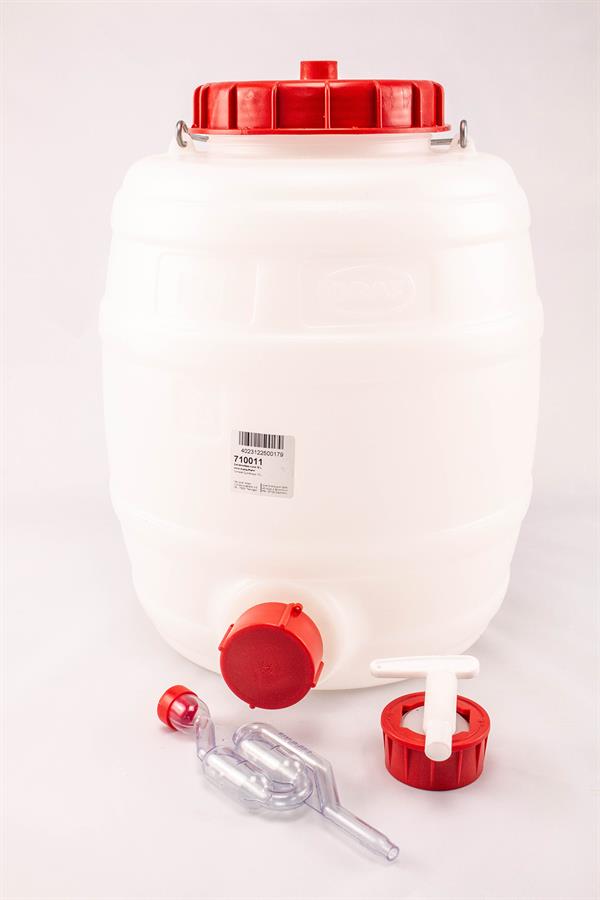 Airlock 17 cm – universal water lock for fermentation jars, bulk fermentation buckets and demijohns (up to 50 L)