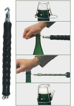 Champagnehettestrammer, trådtrekker