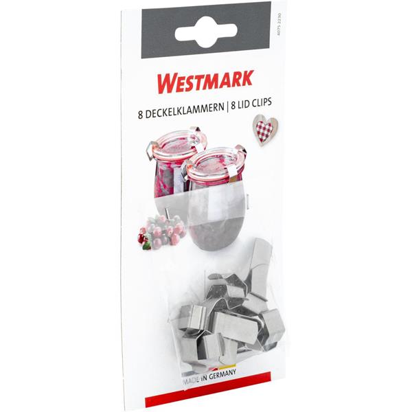 Klips til Weck-glass, 20 stk.