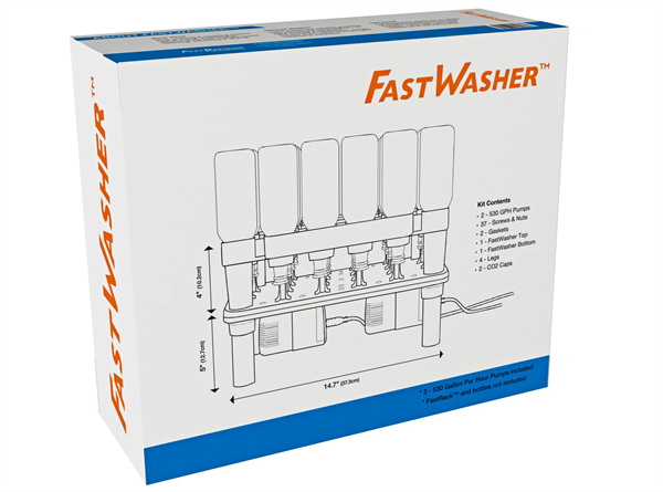 FastWasher flaskevasker, 24 flasker