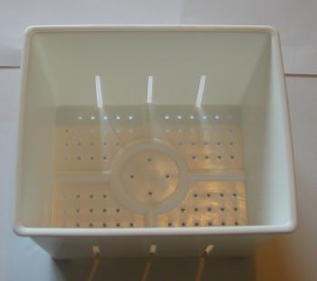 Form til ost og tofu med presselokk og lerret