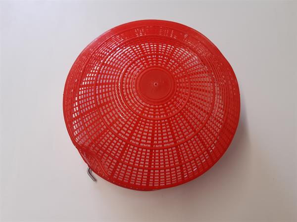 Coarse sieve / bucket sieve 26 cm – red sieve for juice, wine and elderflower cordial