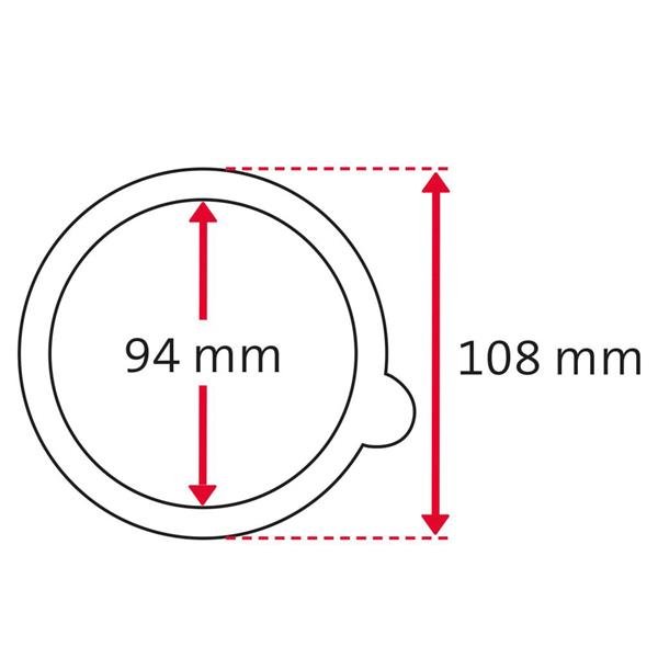 Gummiringer / pakninger til hermetiseringsglass, Westmark, 94 x 108 mm, 6 stk.
