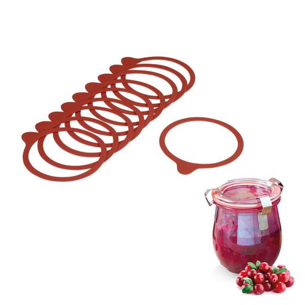 Gummiringer / pakninger til hermetiseringsglass, Weck, 96 x 118 mm, 10 stk.