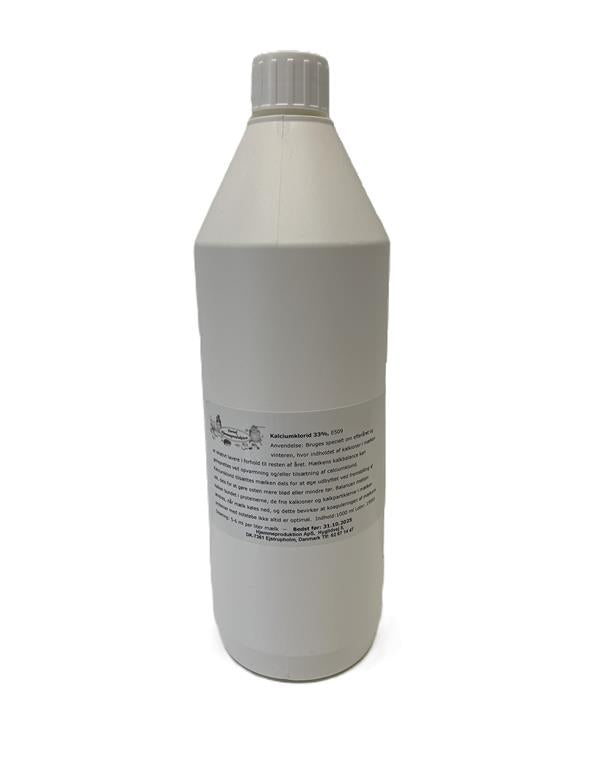 Kalciumklorid 36 % (E509) – til ostefremstilling og brygning, 1 liter
