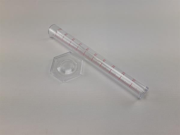 Måleglass med skala i plast – 100 ml