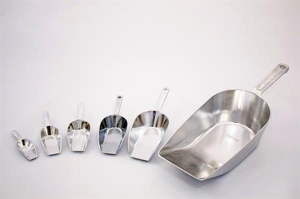 Metallskuffe / skuffeskje, 11 cm lang