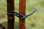 OPBINDINGSBÅND, 4 MM SORT GUMMISLANGE