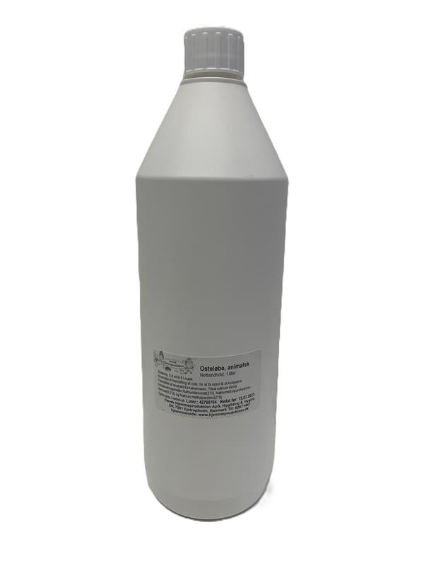 Osteløbe, animalsk, 1 liter