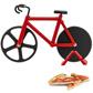 Pizza cutter with 2 wheels, bicycle with stand, Fuentez, Westmark, dia. 7.5 cm