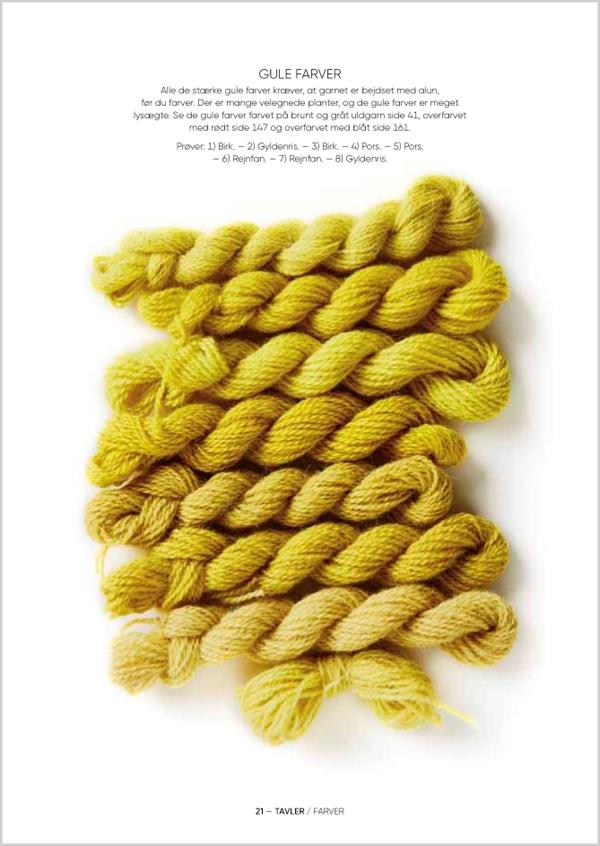 Plantefarver (dansk bok) – guide til plantefarging og farging av garn (Sofie Meedom)