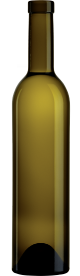 Rødvinsflaske, antikgrøn. 0,5 liter, 1 stk