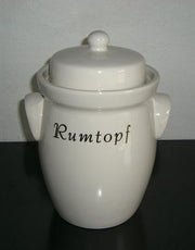 Romtopfkrukke med opskrift, rumindhold 3,5 liter