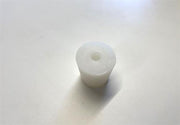 Silikoneprop med hul til gærrør til vinballon. Bund 31 mm / Top 38 mm.