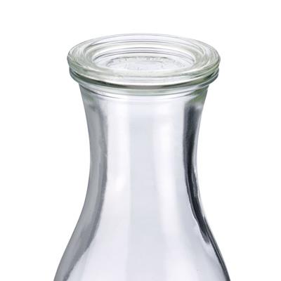 Weck-flaske 1 liter – elegant glassflaske med lokk til saft, most og juice