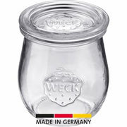 Weck glas med glaslåg, tulipanformet, dia. 60 mm, 220 ml