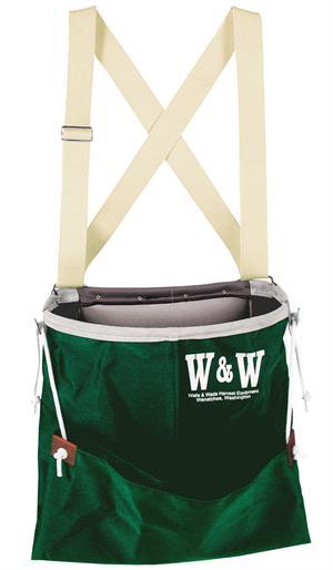 Wells and Wade Cordura-frugtplukketaske, grøn