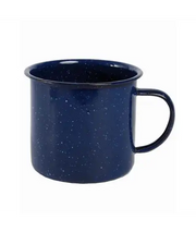 Enamel mug for coffee and campfire coffee – Mil-Tec, blue 350 ml
