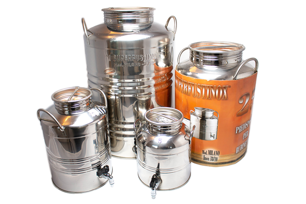 Rustfri ståltank, 5 liter